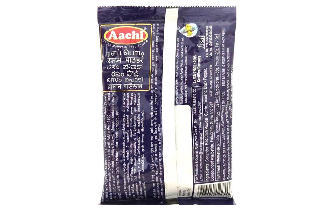 Aachi Rasam Powder    Pack  100 grams